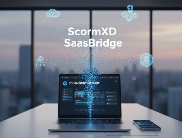 ScormXD SaaSBridge Diagram